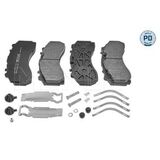GARNITURE DE FREIN AVANT EN ORIGINE ACTROS MP4